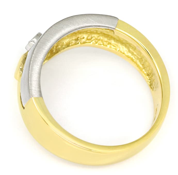 Foto 3 - Durchbrochener Designer-Bandring mit Brillant 14K Gold, S1461